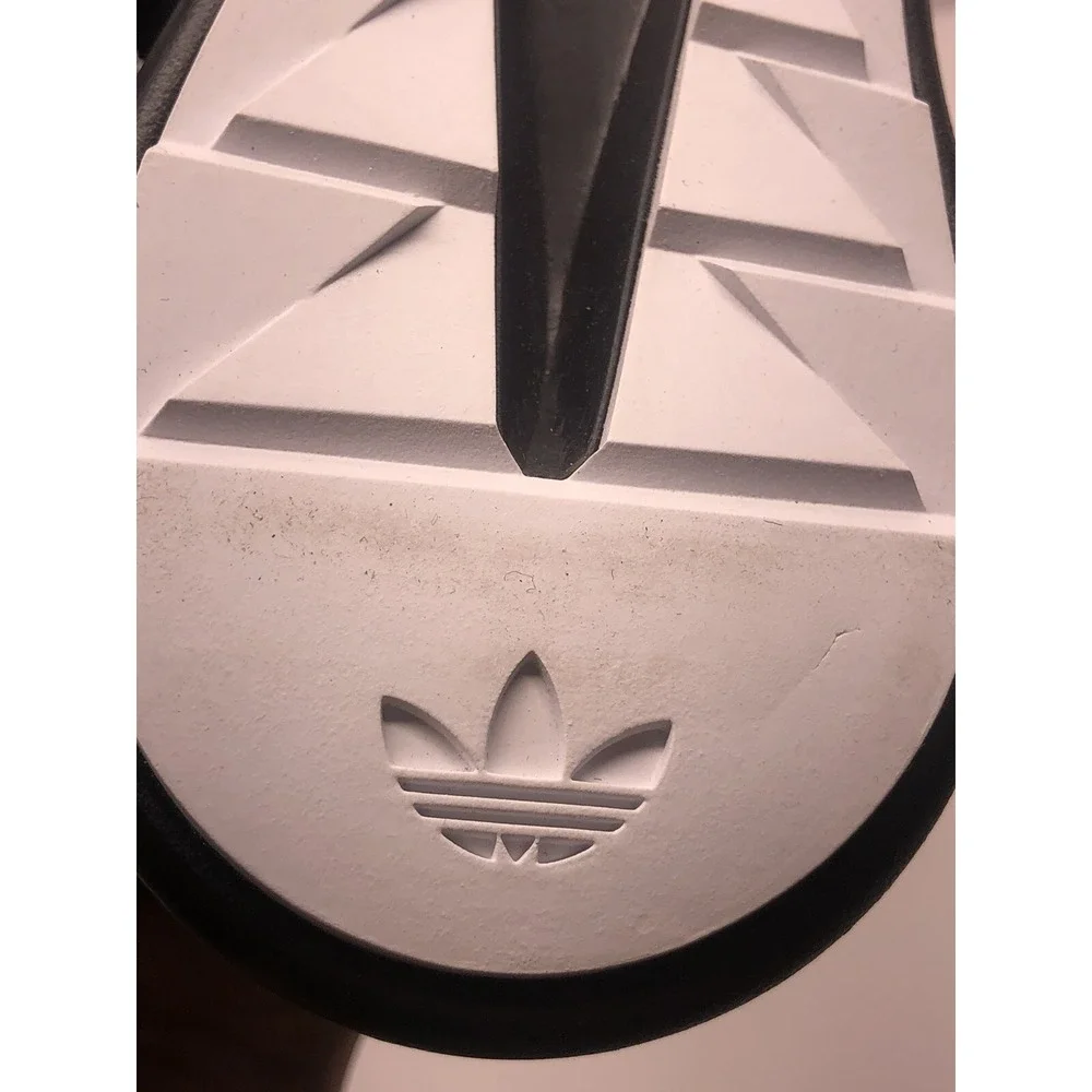 Adidas SL Rise Mens White‎ Black Mesh Athletic Running Shoes Size 9